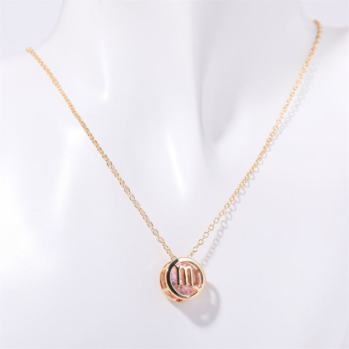 Collar Zodiaco de doble cara