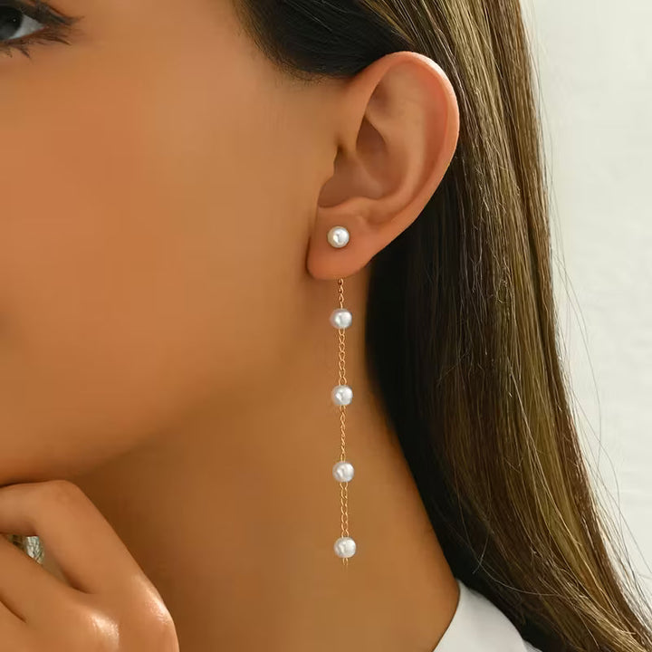 Par de pendientes de perla