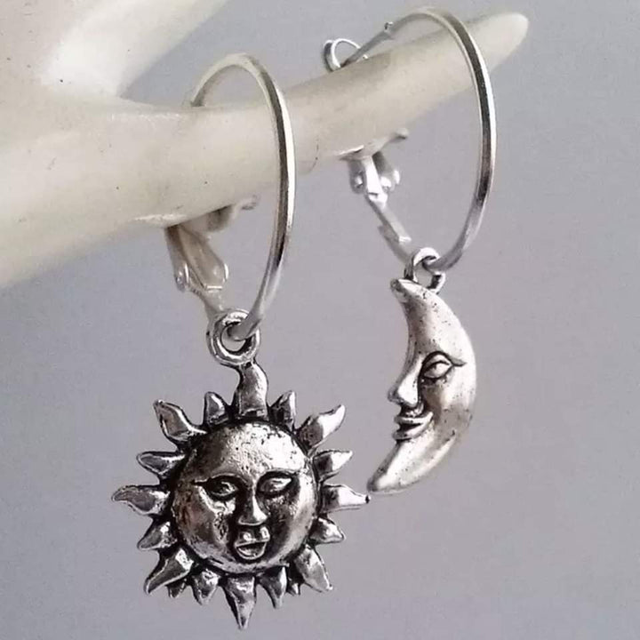 Arete Sol y Luna Vintage