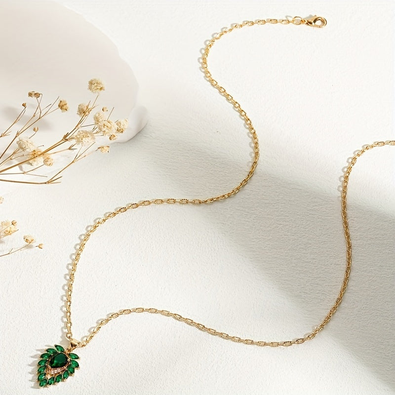 Collar Matilde Corazón de Esmeralda