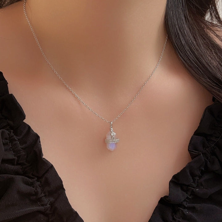 Collar Emma con Piedra lunar