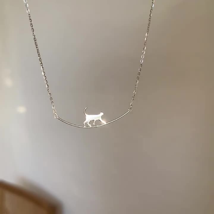 Collar de Gato Trepador en Plata